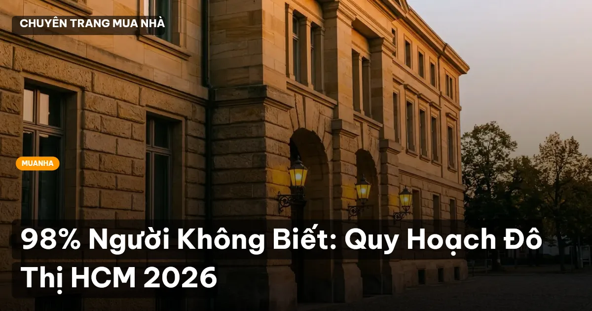 quy hoạch đô thị hcm 2026