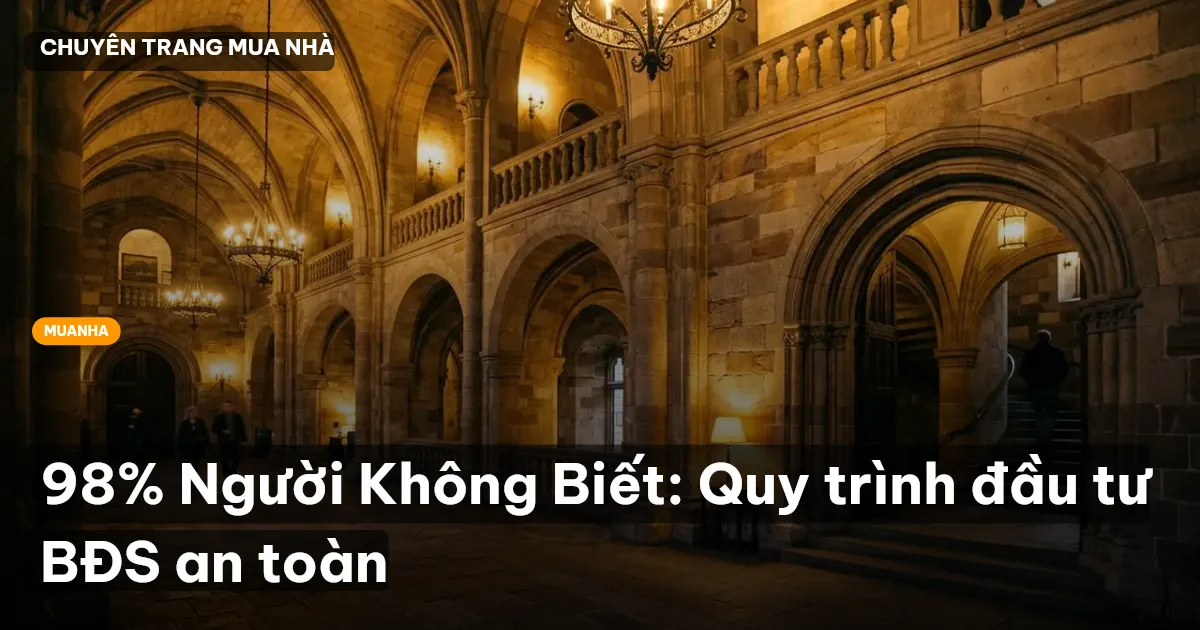quy trình đầu tư BĐS