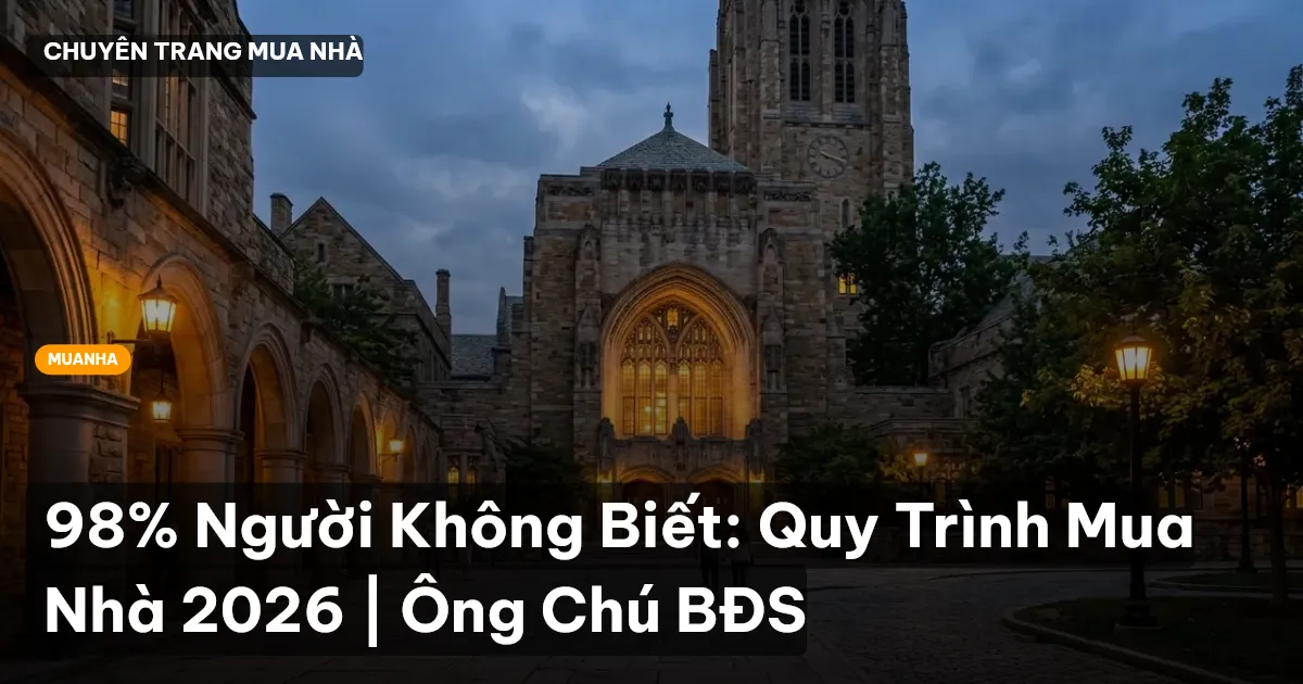 quy trình mua nhà