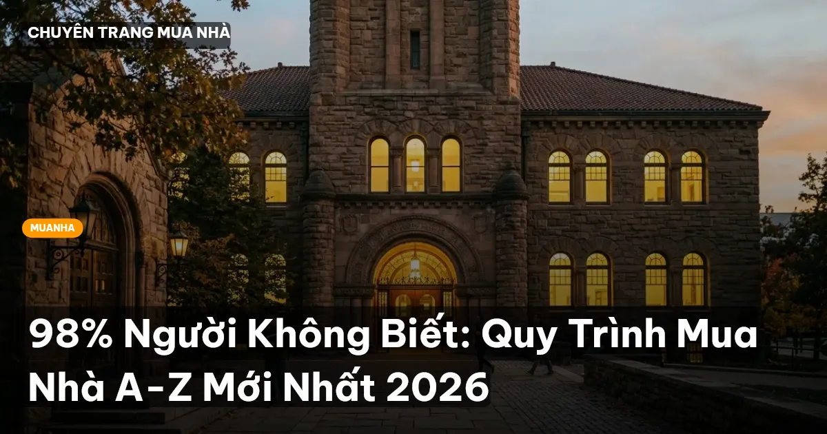 quy trình mua nhà