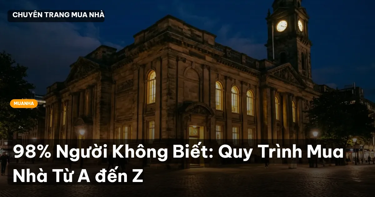 quy trình mua nhà