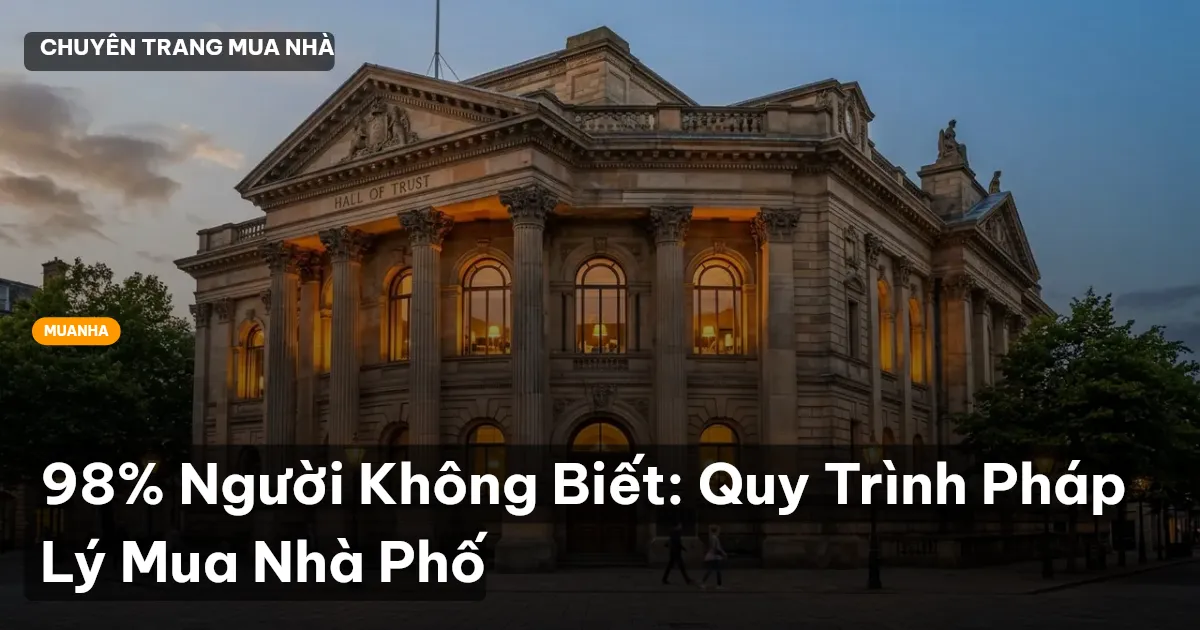 pháp lý nhà phố