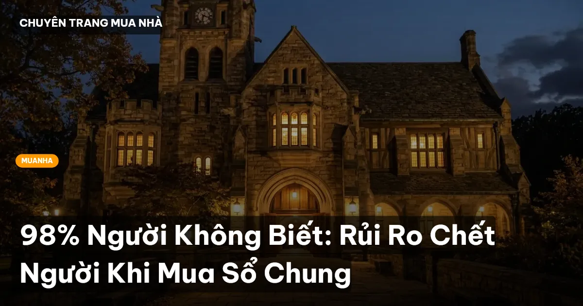 mua nhà sổ chung