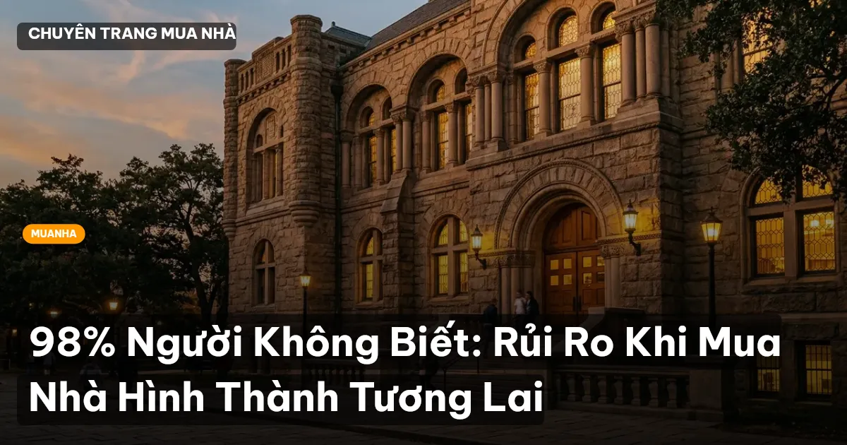 mua nhà hình thành trong tương lai