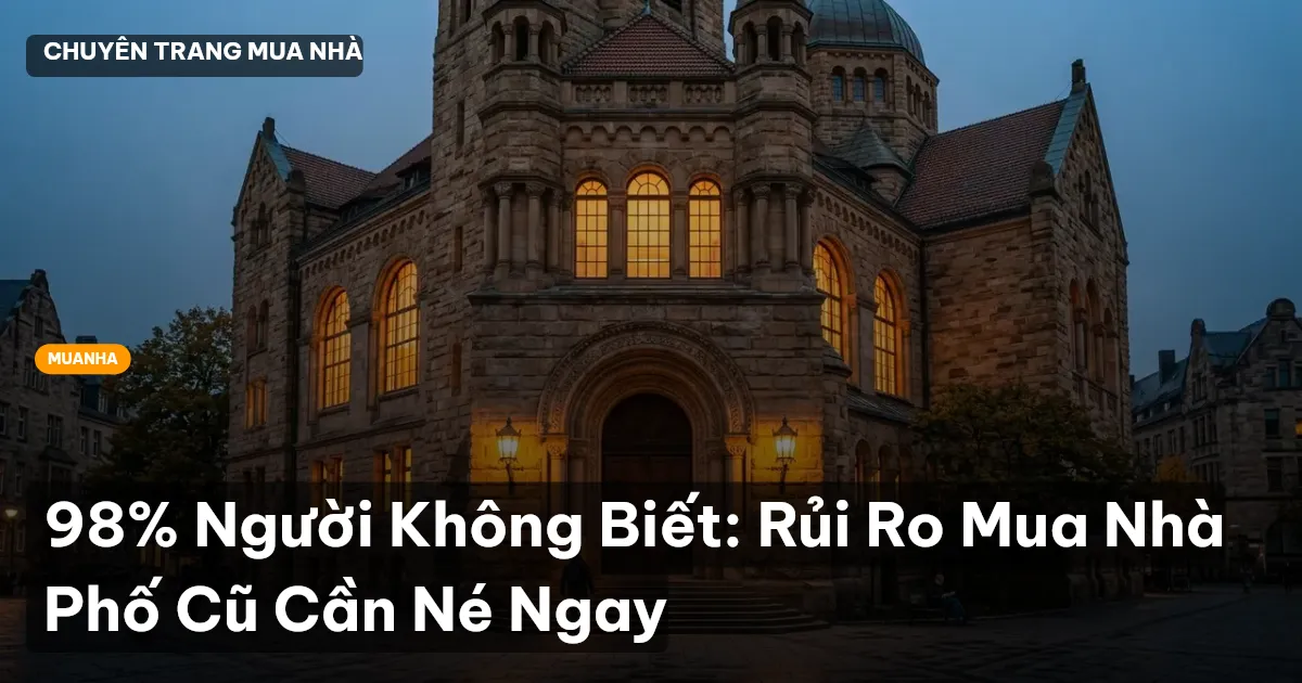 mua nhà phố cũ