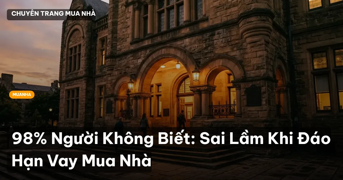đáo hạn vay mua nhà