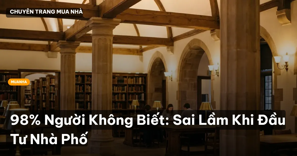 đầu tư nhà phố