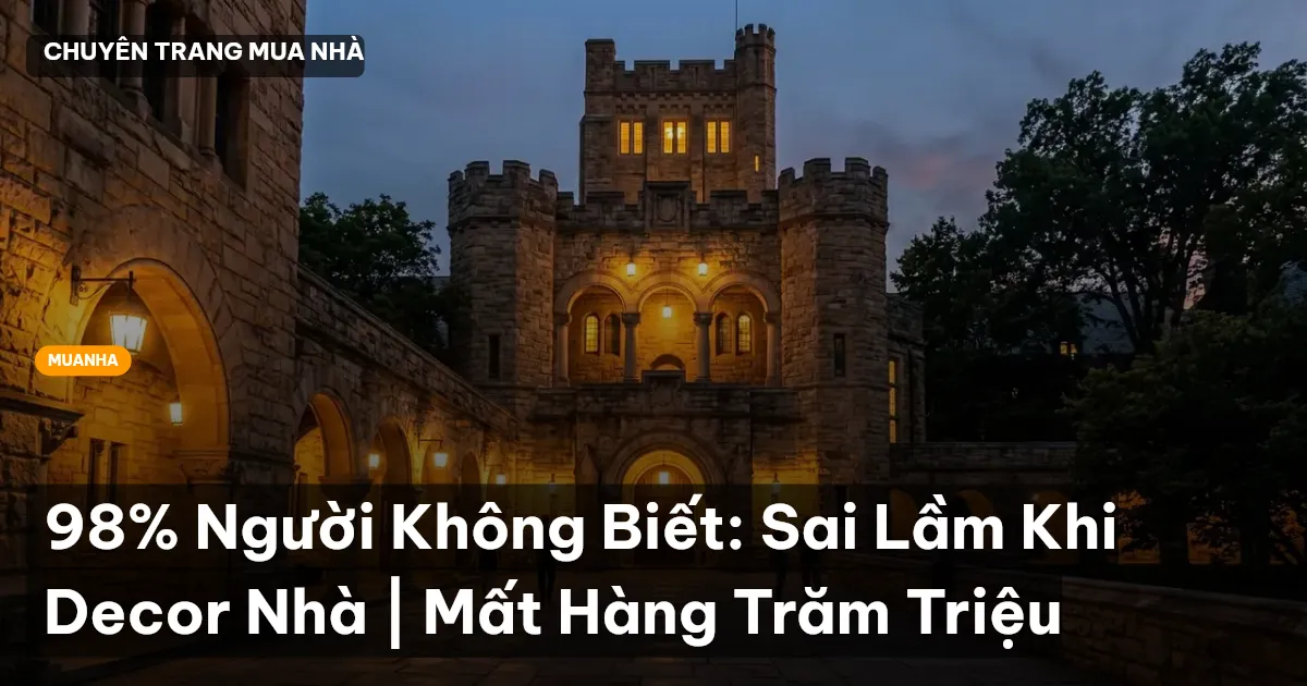 decor nhà để bán