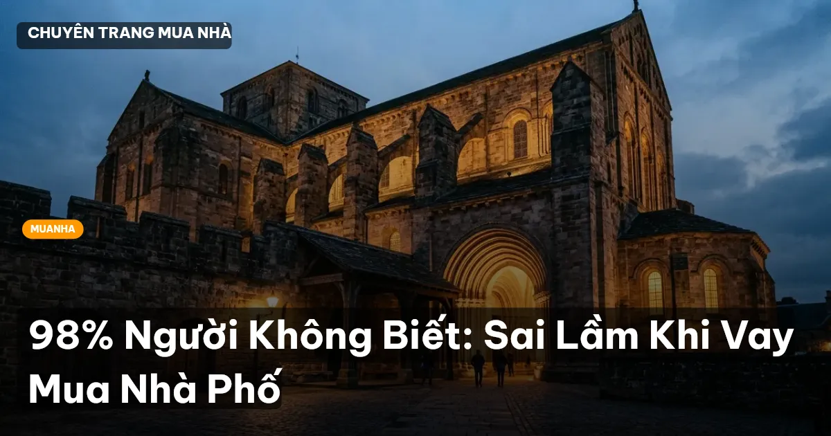 98% Người Không Biết: Sai Lầm Khi Vay Mua Nhà Phố
