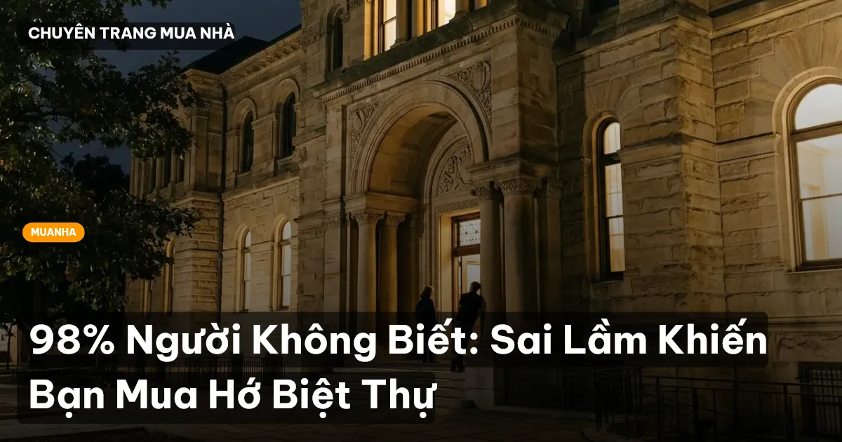 mua hớ biệt thự