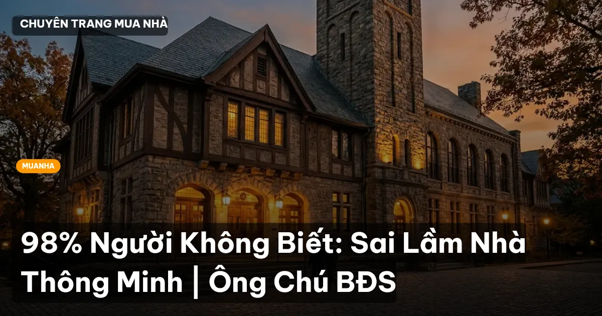 98% Người Không Biết: Sai Lầm Nhà Thông Minh | Ông Chú BĐS