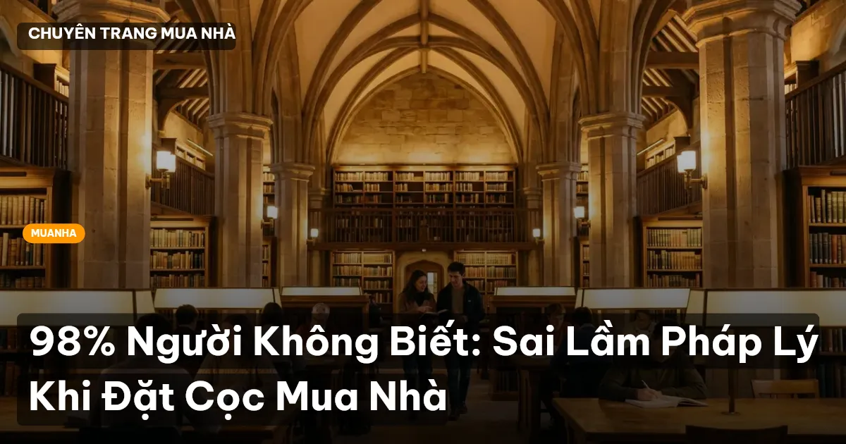 đặt cọc mua nhà
