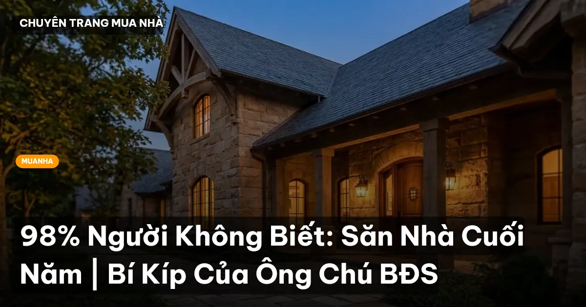 săn nhà cuối năm