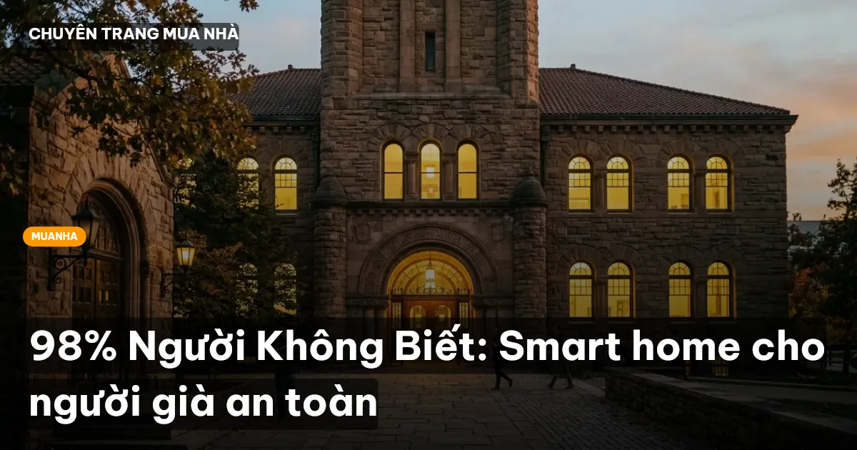 smart home cho người già
