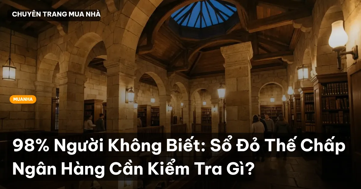 sổ đỏ thế chấp ngân hàng