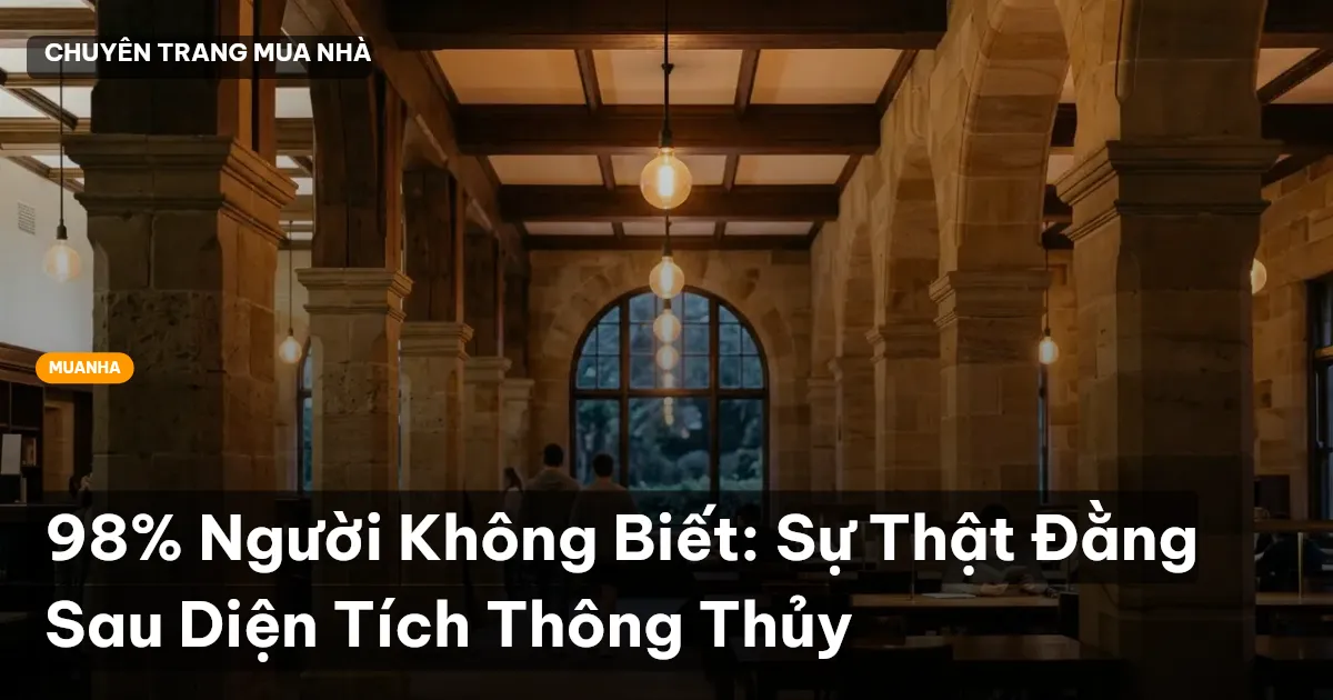 diện tích thông thủy