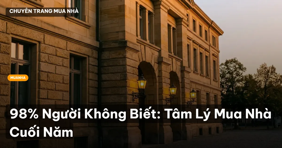 mua nhà cuối năm