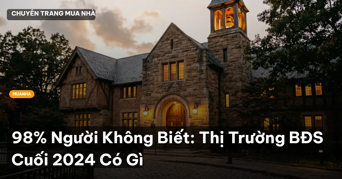 thị trường bất động sản 2024