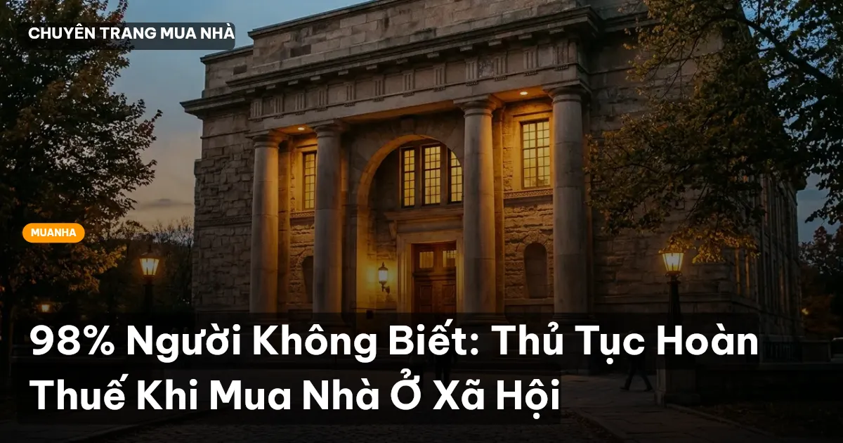 hoàn thuế nhà ở xã hội