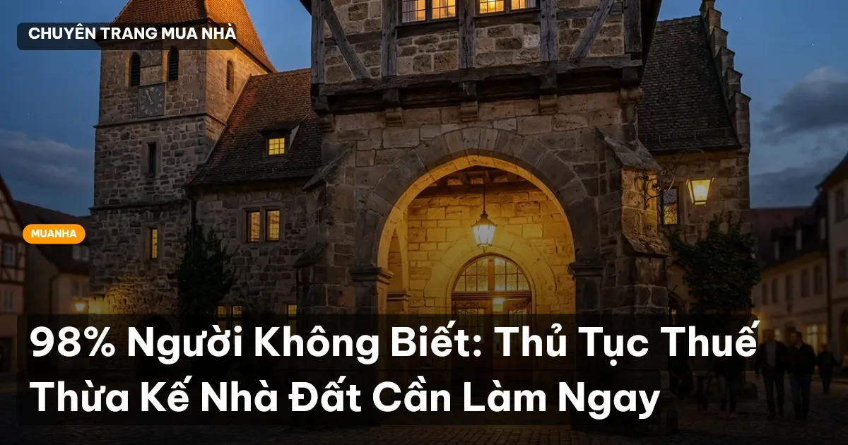 thuế thừa kế nhà đất