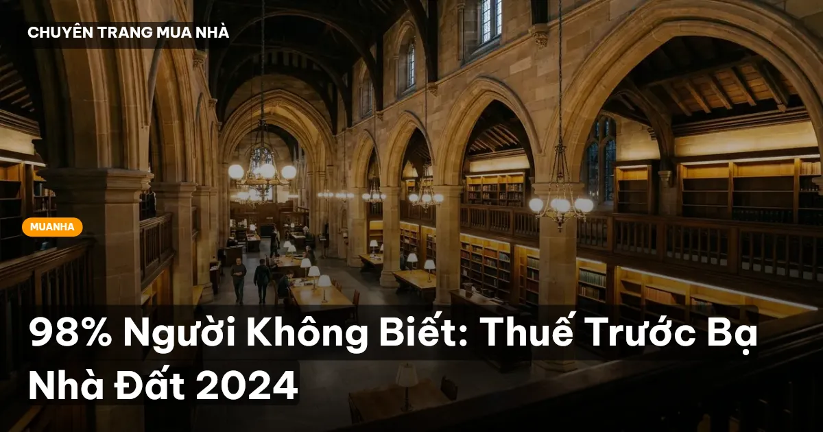 thuế trước bạ nhà đất