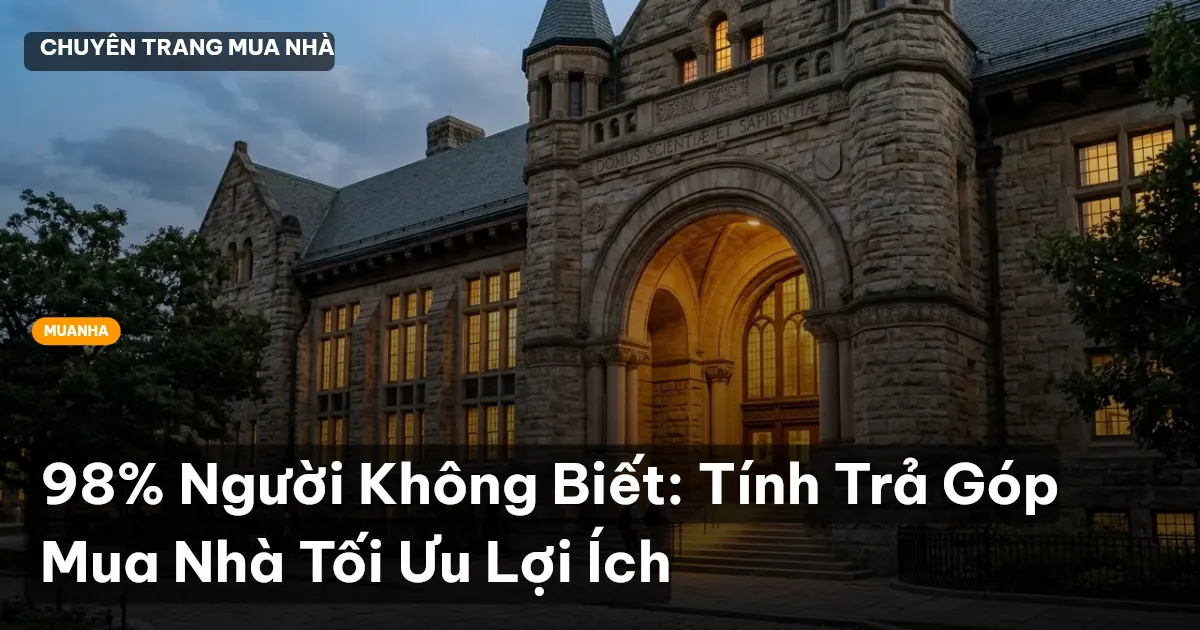 tính trả góp mua nhà