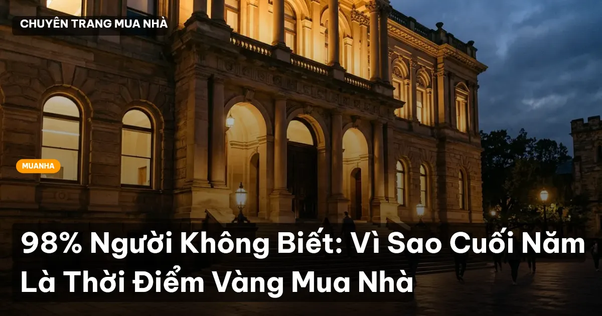 mua nhà cuối năm