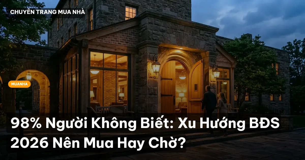 xu hướng BĐS 2026