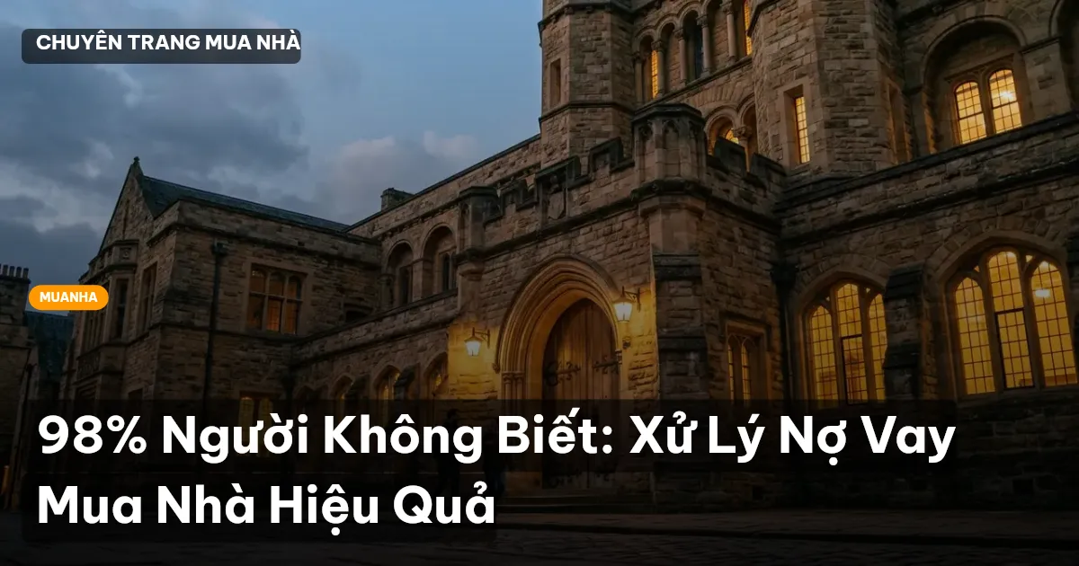 xử lý nợ vay mua nhà