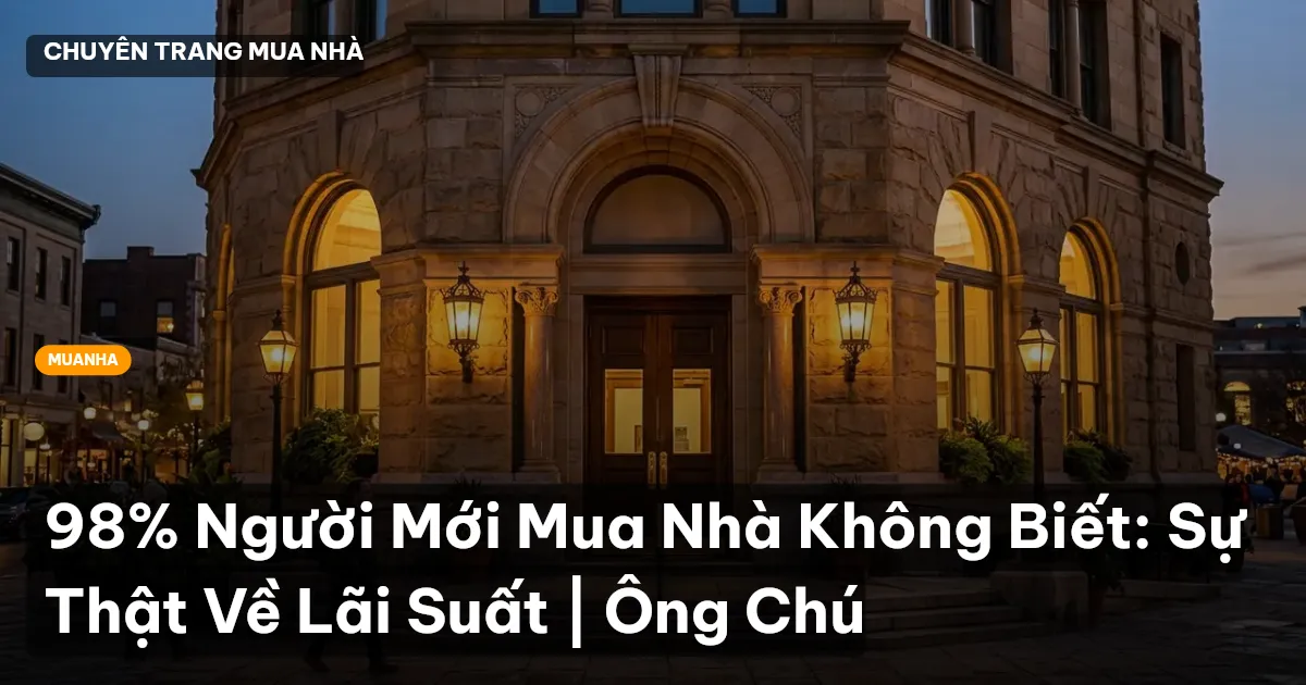 tiết kiệm mua nhà