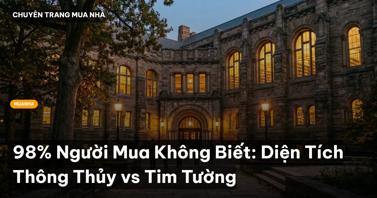 diện tích thông thủy