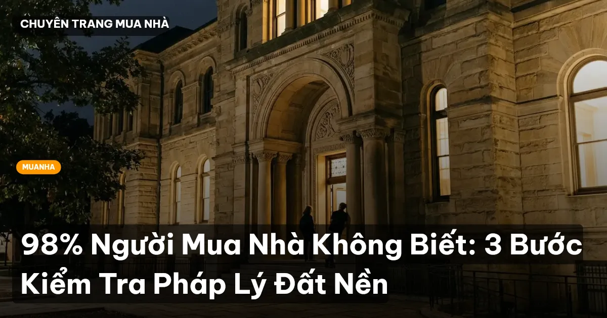 pháp lý đất nền