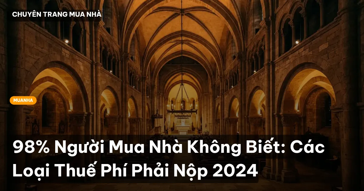 thuế phí mua nhà 2024