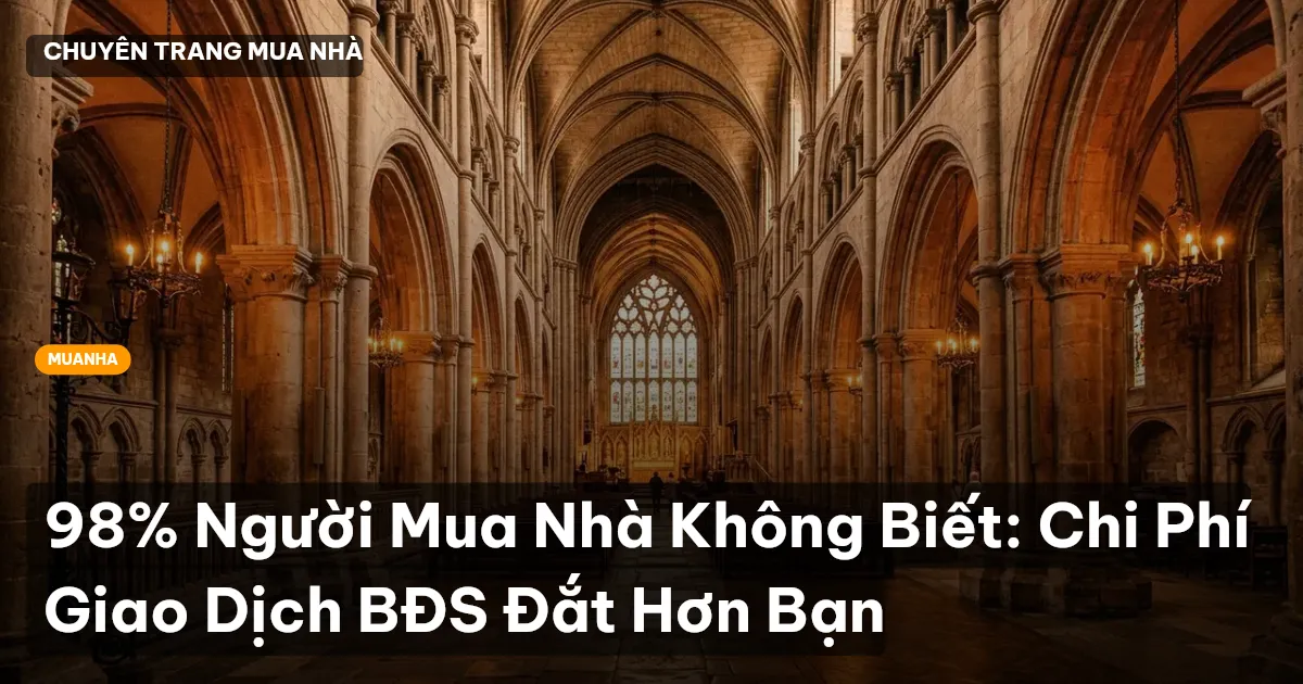 chi phí giao dịch BĐS