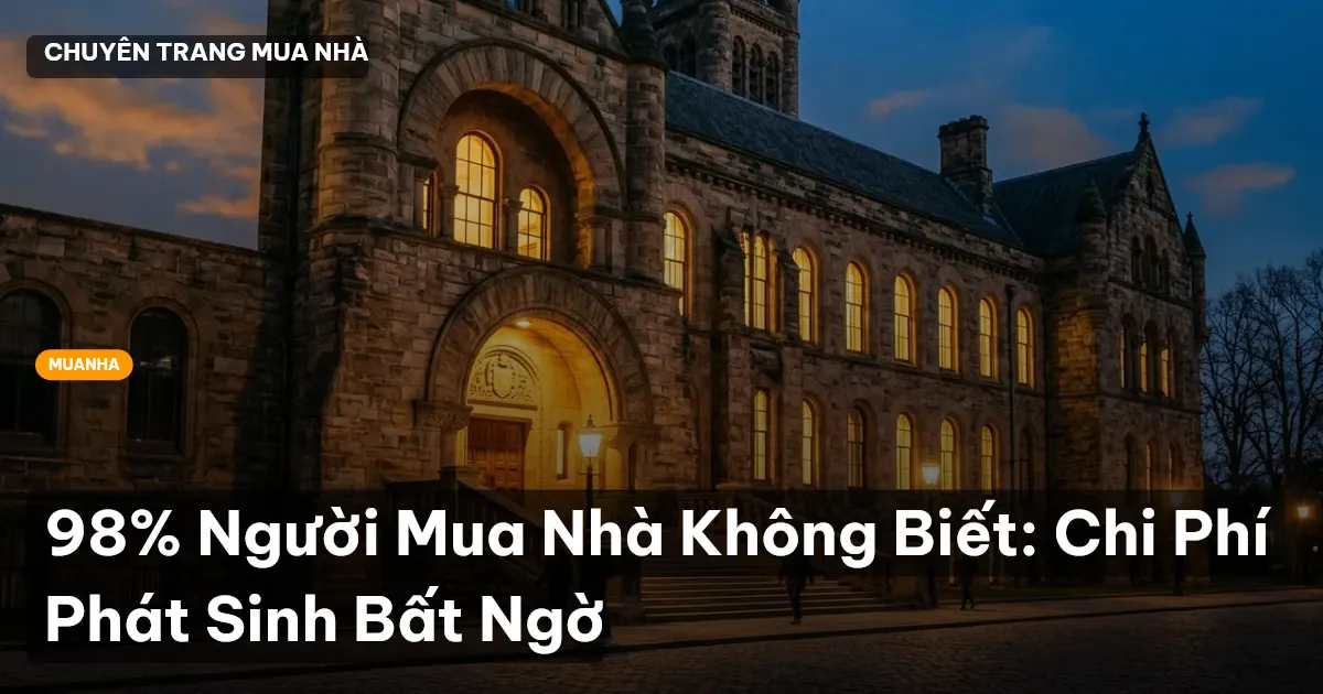 chi phí mua nhà