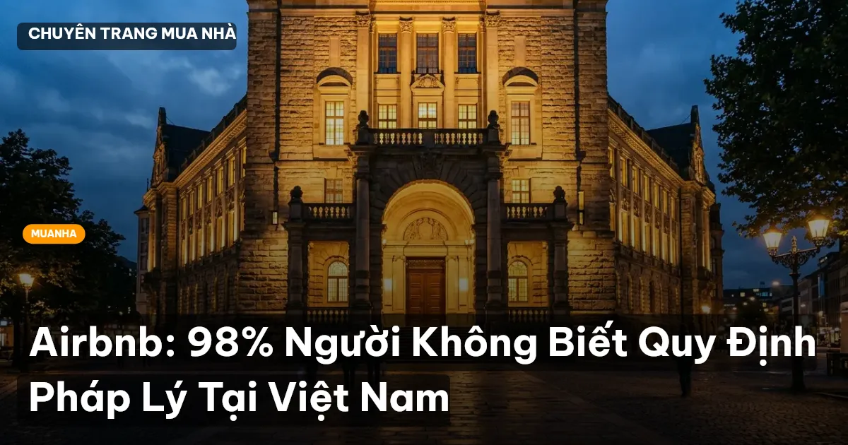 Airbnb: 98% Người Không Biết Quy Định Pháp Lý Tại Việt Nam