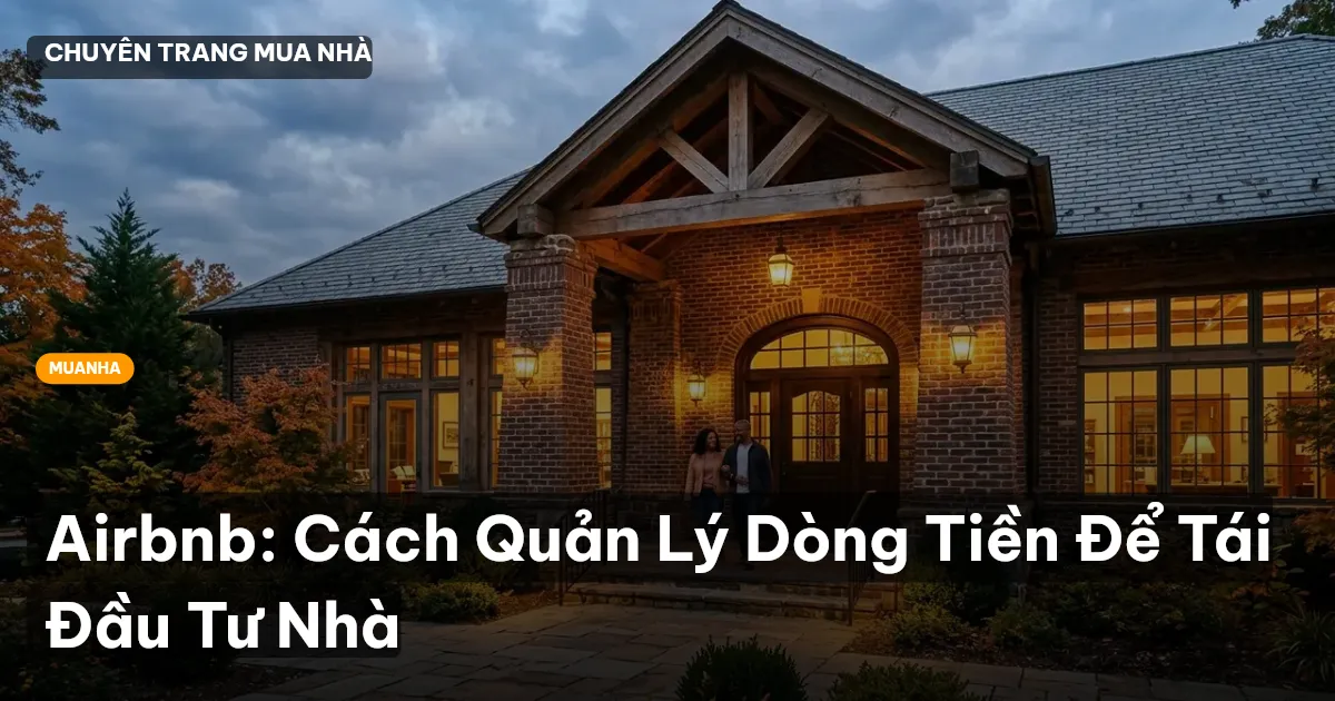 Airbnb: Cách Quản Lý Dòng Tiền Để Tái Đầu Tư Nhà
