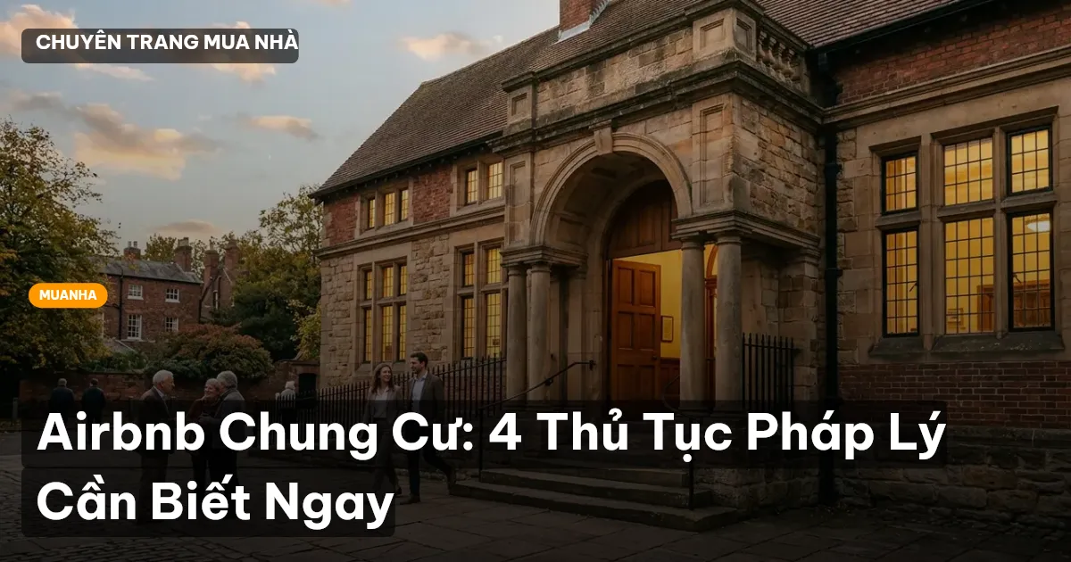 Airbnb Chung Cư: 4 Thủ Tục Pháp Lý Cần Biết Ngay