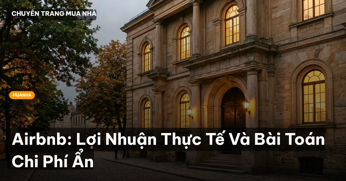 Airbnb: Lợi Nhuận Thực Tế Và Bài Toán Chi Phí Ẩn