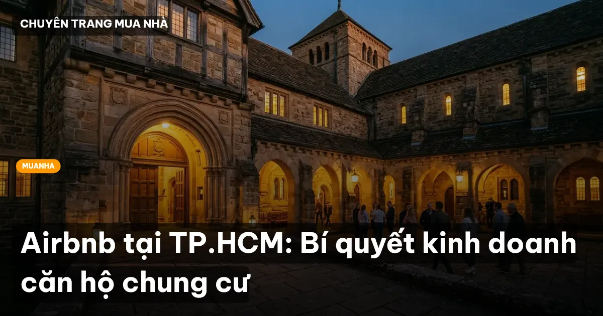Airbnb tại TP.HCM: Bí quyết kinh doanh căn hộ chung cư