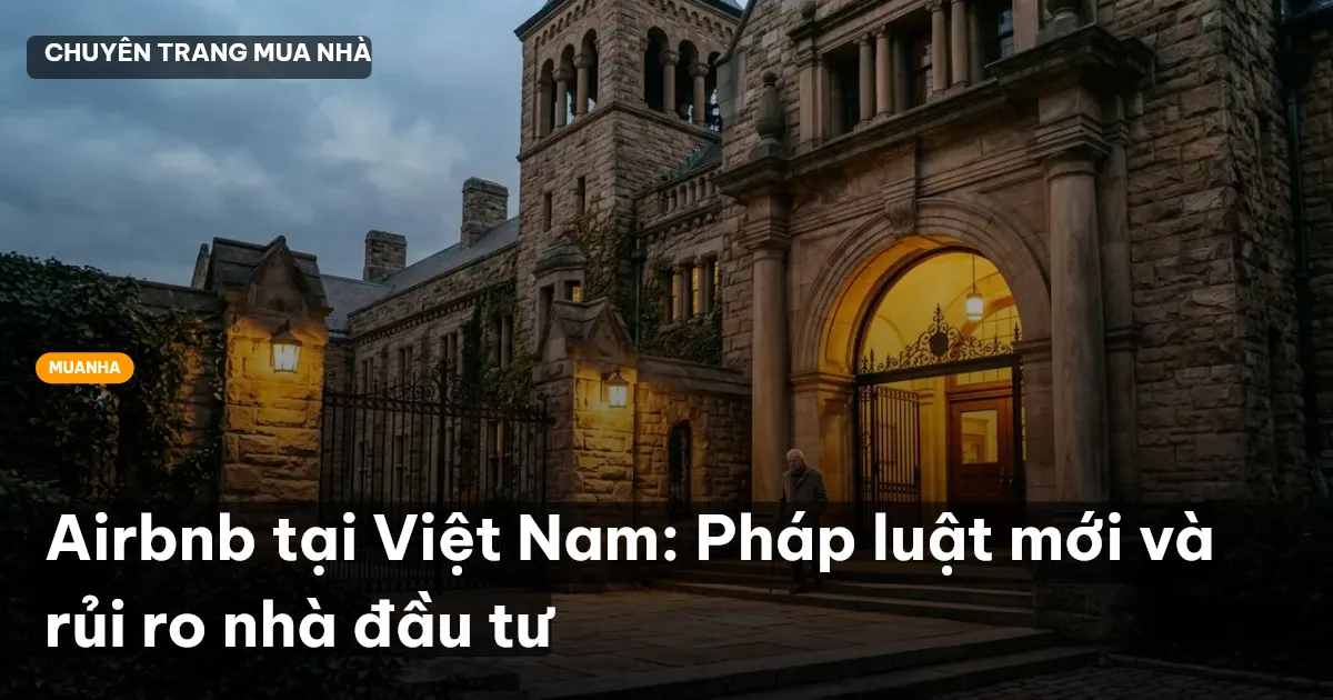 Airbnb tại Việt Nam: Pháp luật mới và rủi ro nhà đầu tư
