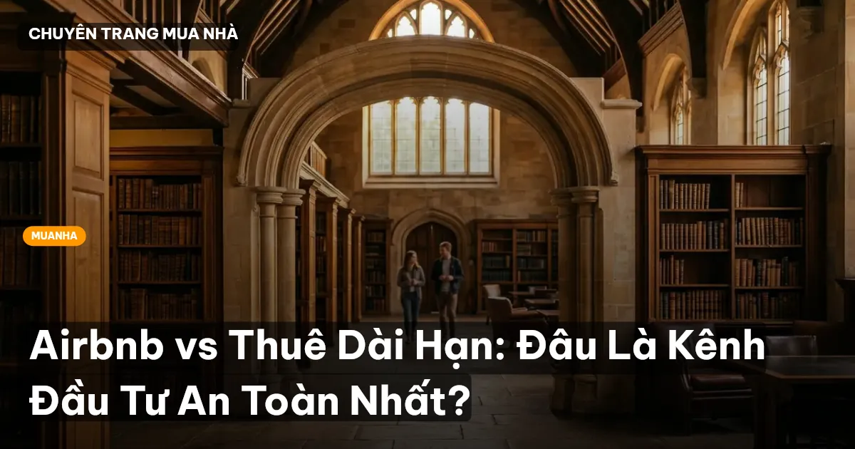 Airbnb vs Thuê Dài Hạn: Đâu Là Kênh Đầu Tư An Toàn Nhất?