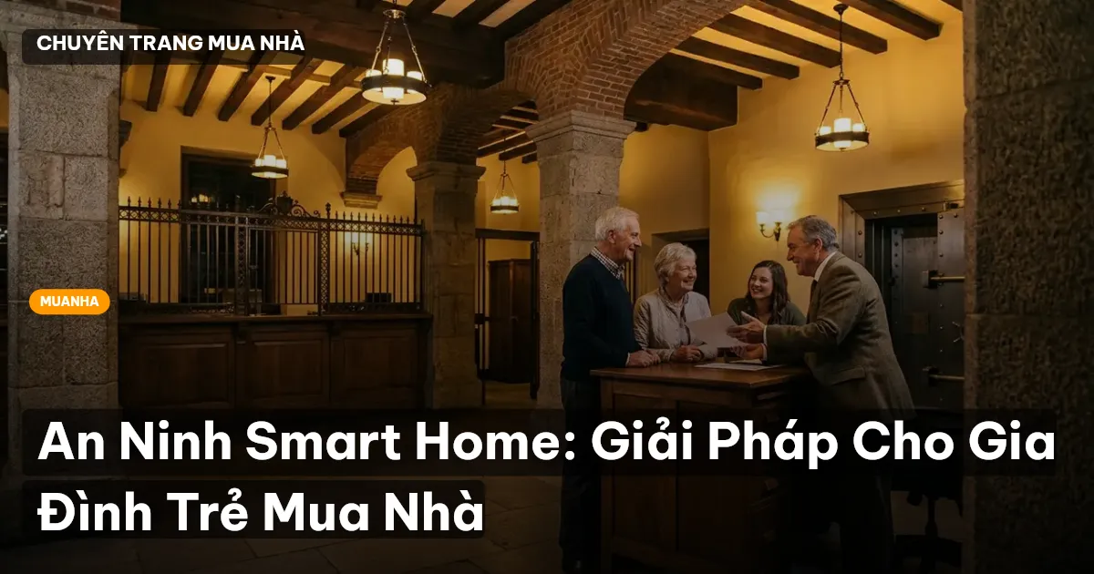 An Ninh Smart Home: Giải Pháp Cho Gia Đình Trẻ Mua Nhà
