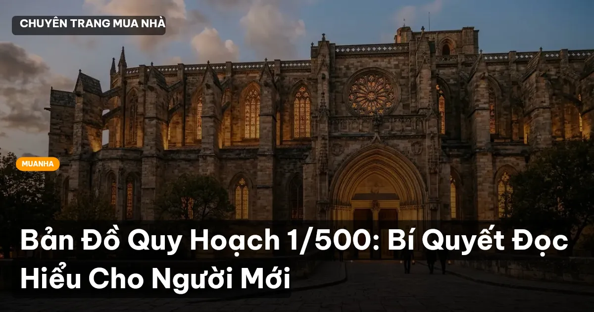 Bản Đồ Quy Hoạch 1/500: Bí Quyết Đọc Hiểu Cho Người Mới