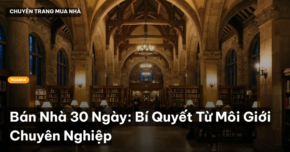 bán nhà nhanh