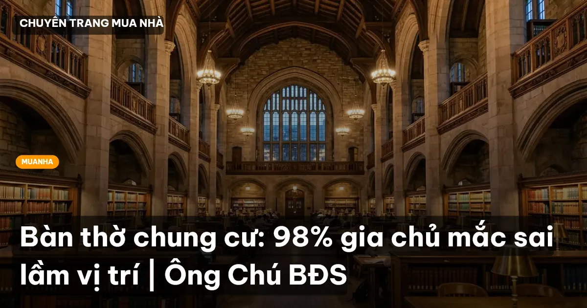 bàn thờ chung cư