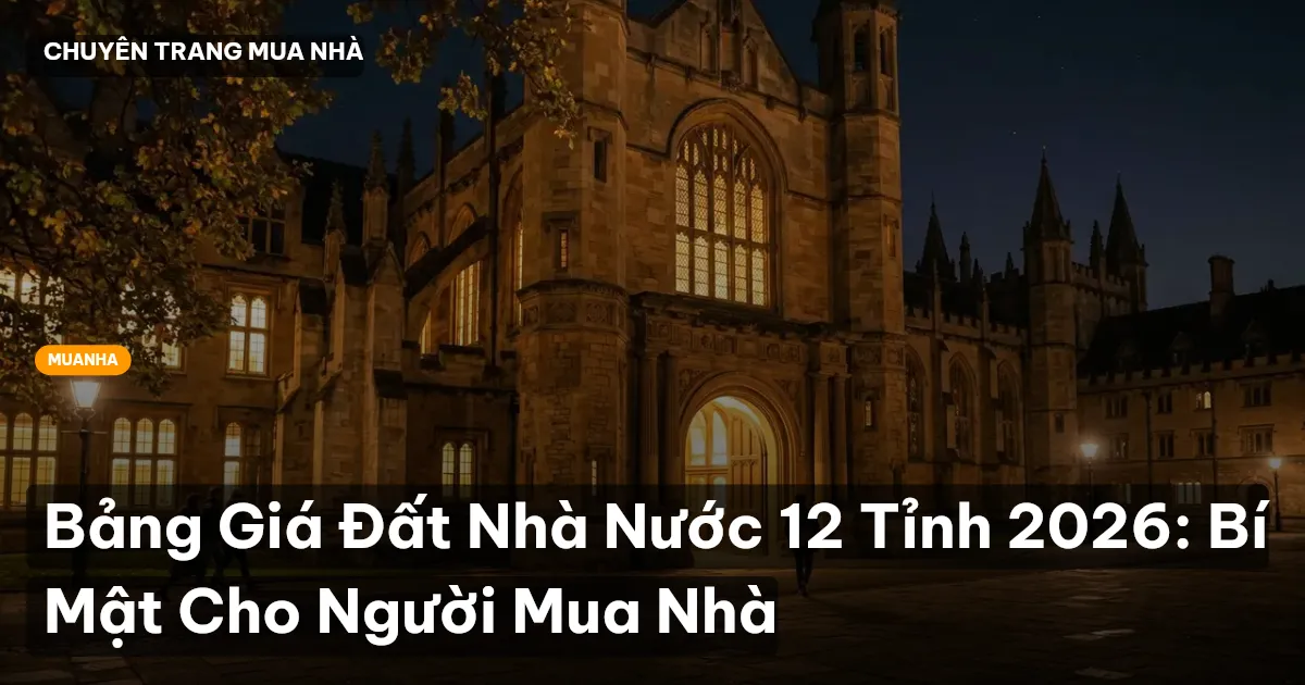 bảng giá đất 2026