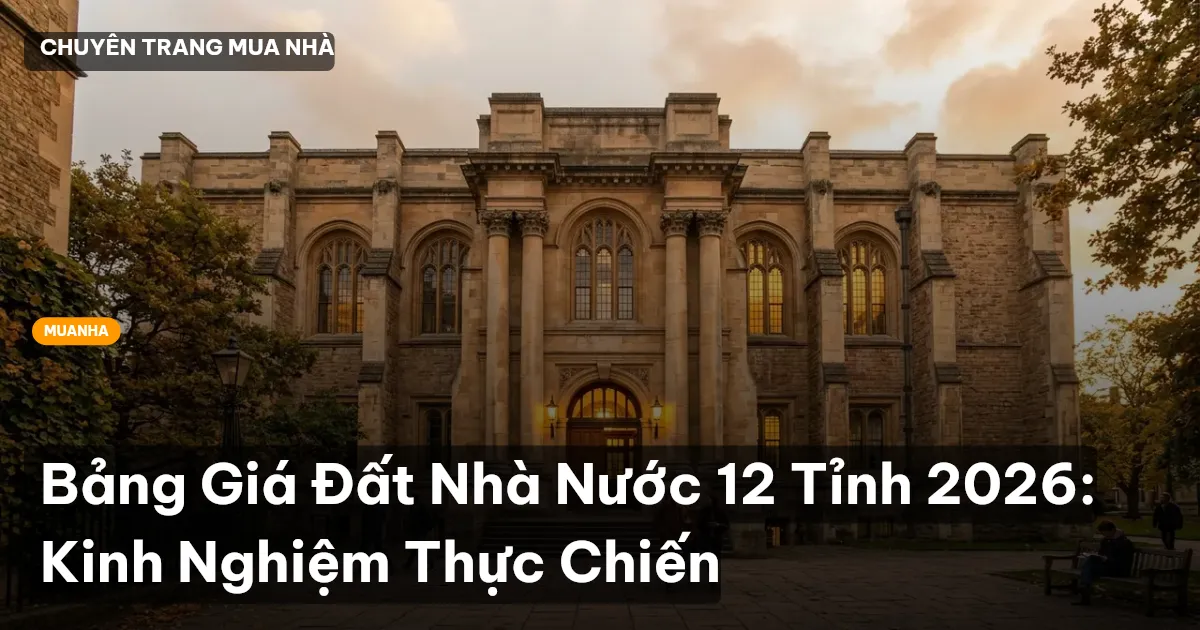 bảng giá đất 2026