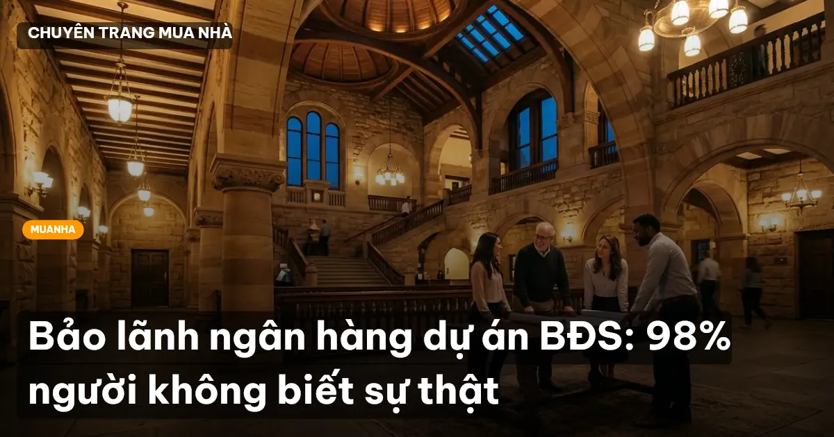 Bảo lãnh ngân hàng dự án BĐS: 98% người không biết sự thật