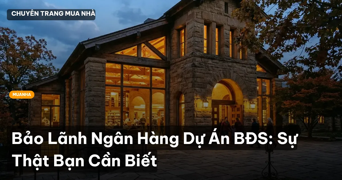 Bảo Lãnh Ngân Hàng Dự Án BĐS: Sự Thật Bạn Cần Biết